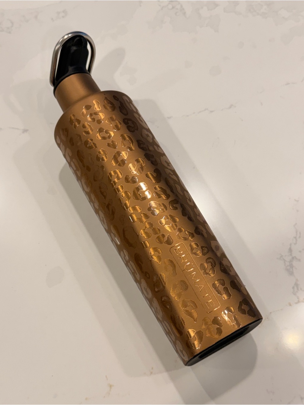 BruMate Brown Leopard Insulated Water Bottle